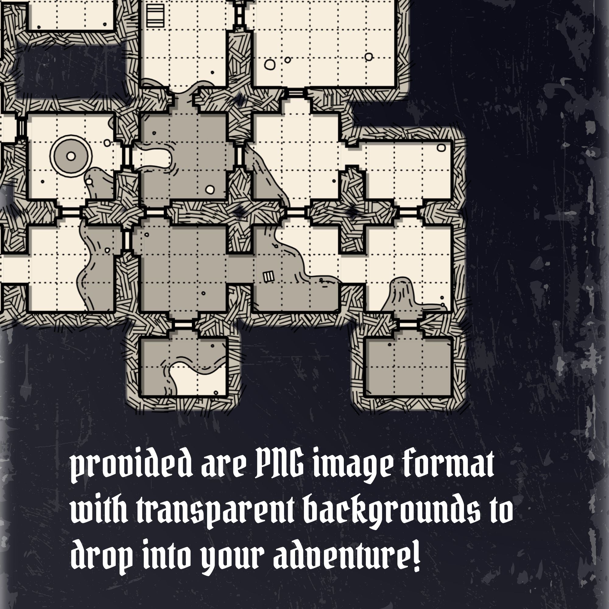 100 One-Page Dungeon Maps – Vintage-Style Dungeon Maps for D&D, Daggerheart, Shadowdark & More