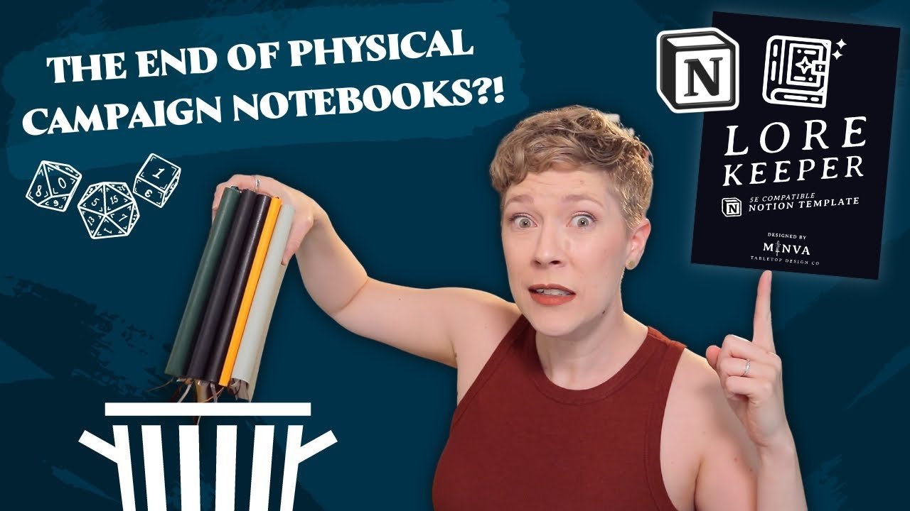 The End of Physical Campaign Books? Use Notion for D&D