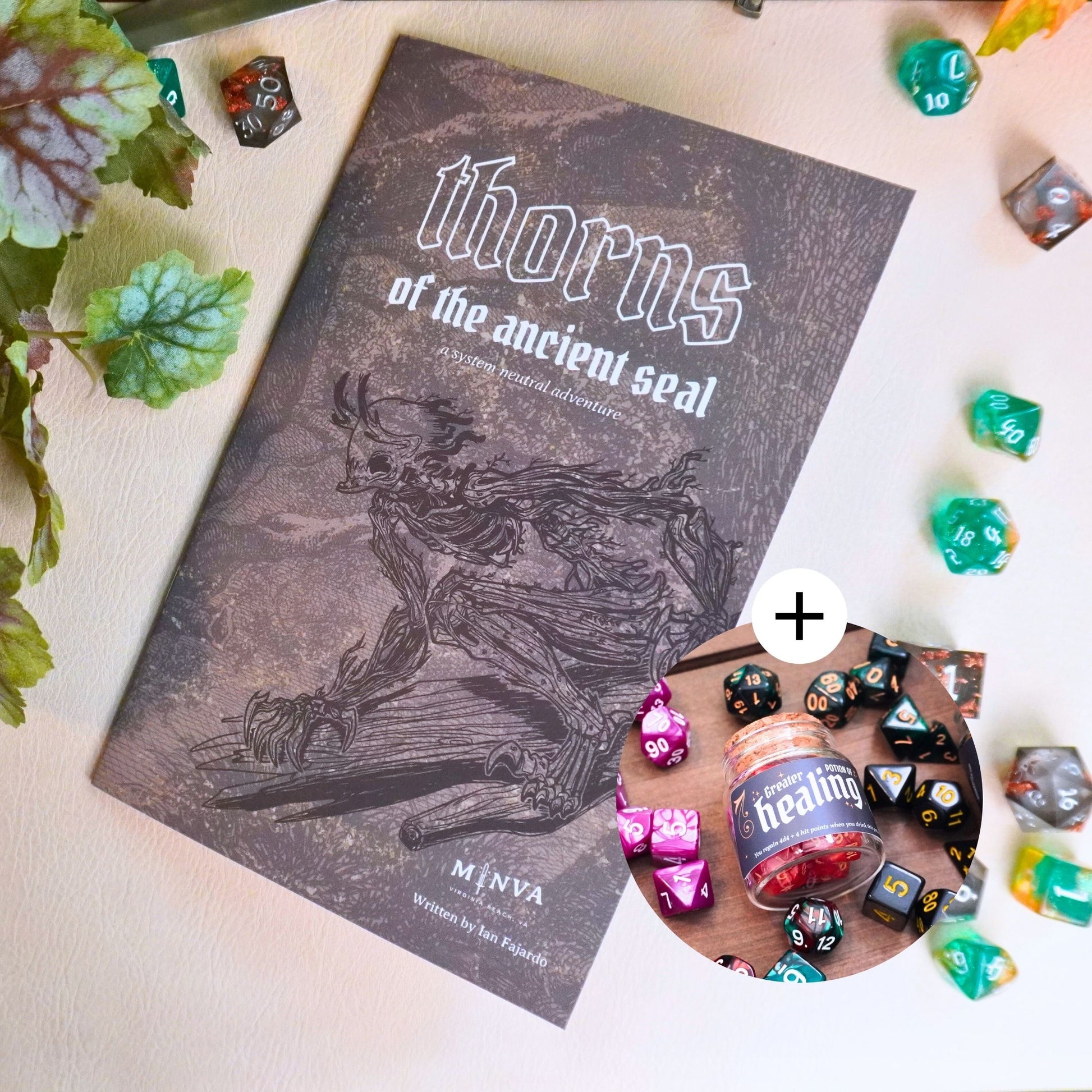 Thorns of an Ancient Seal Adventure Booklet | System-Agnostic Forest Horror TTRPG Adventure Dungeons and Dragons