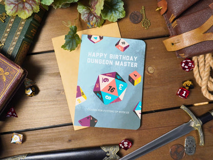 Dungeon Master Happy Birthday Card