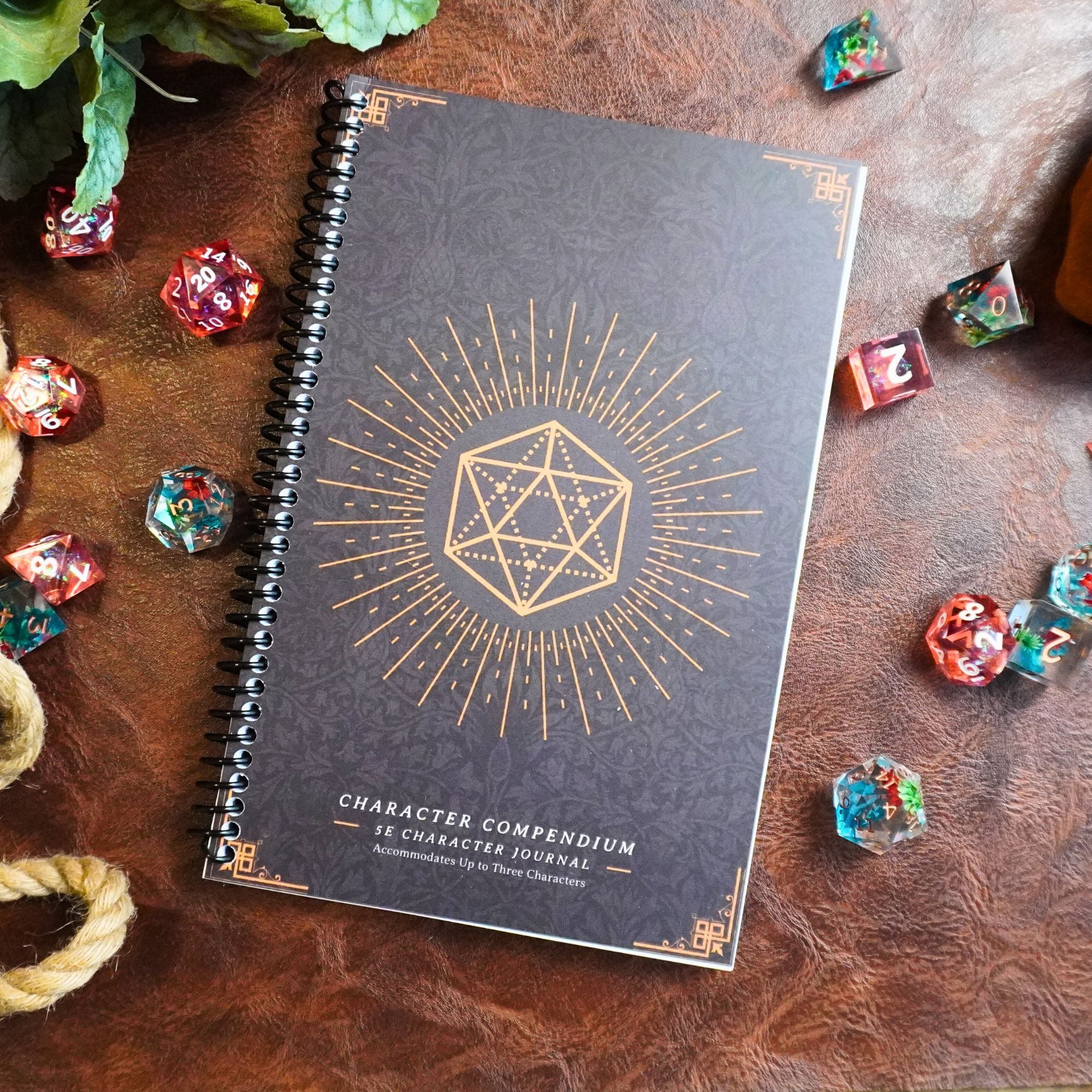 Character Compendium D&D 5e Multi-Character Journal – Minva Tabletop ...