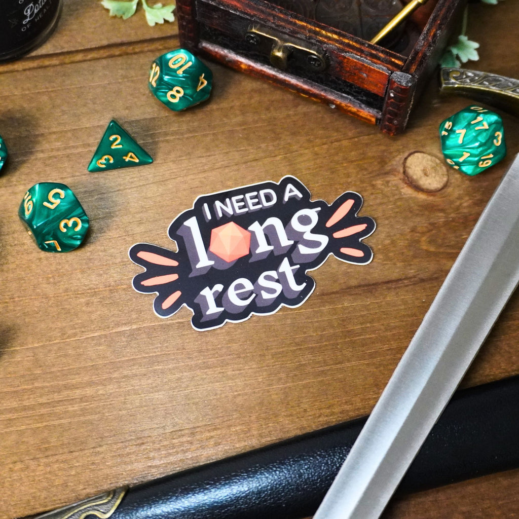 I Need a Long Rest Sticker