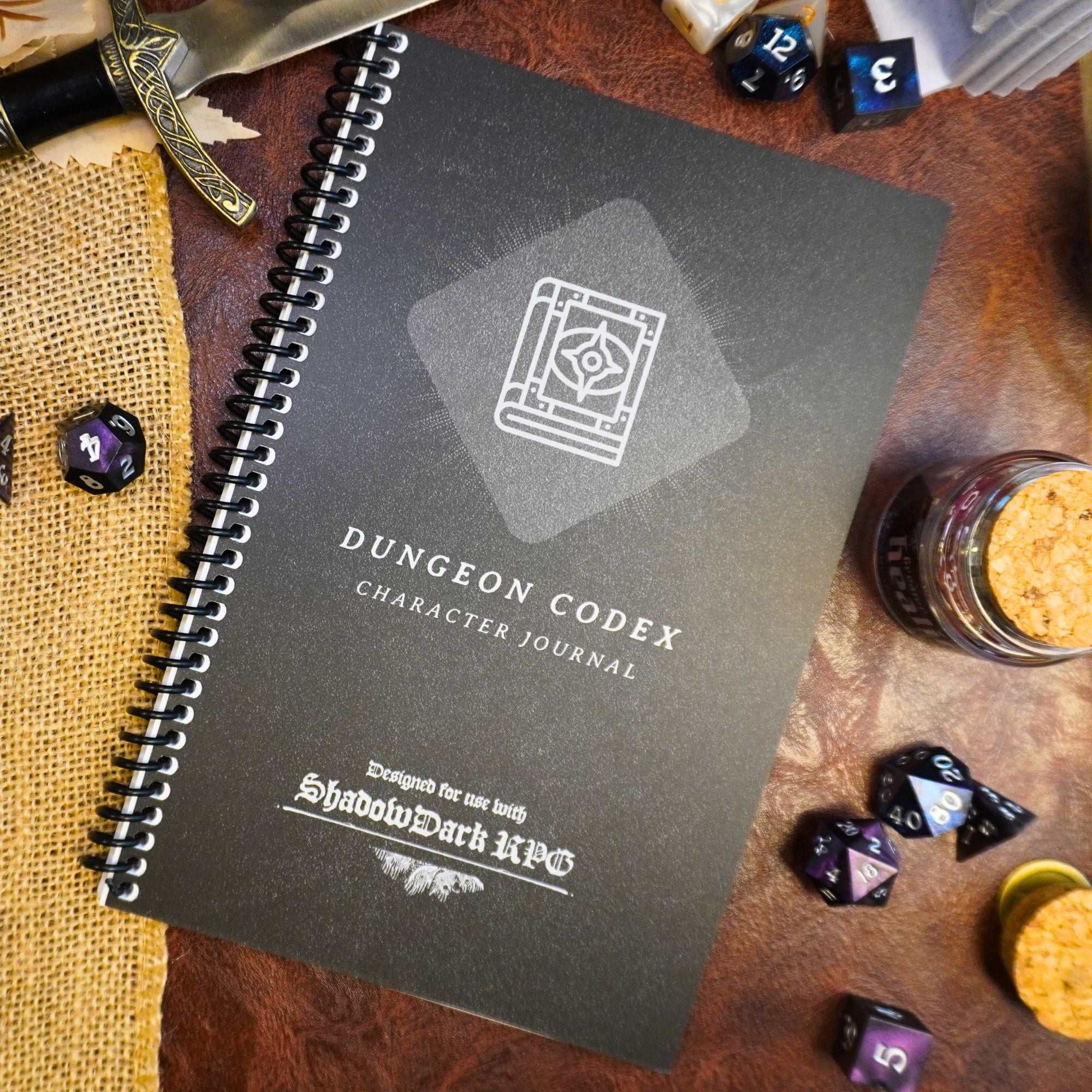 Dungeon Codex Shadowdark RPG Character Journal