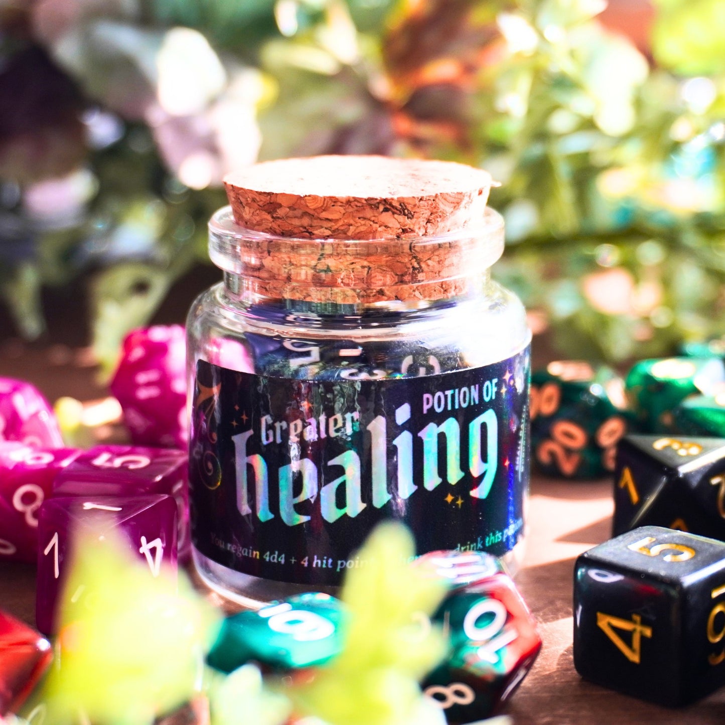 Mystery Healing Potion Dice Bottle Set