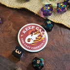 Keep Calm and Cast Fireball Button