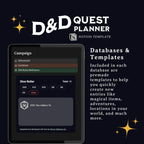 D&D Quest Planner for Dungeon Masters