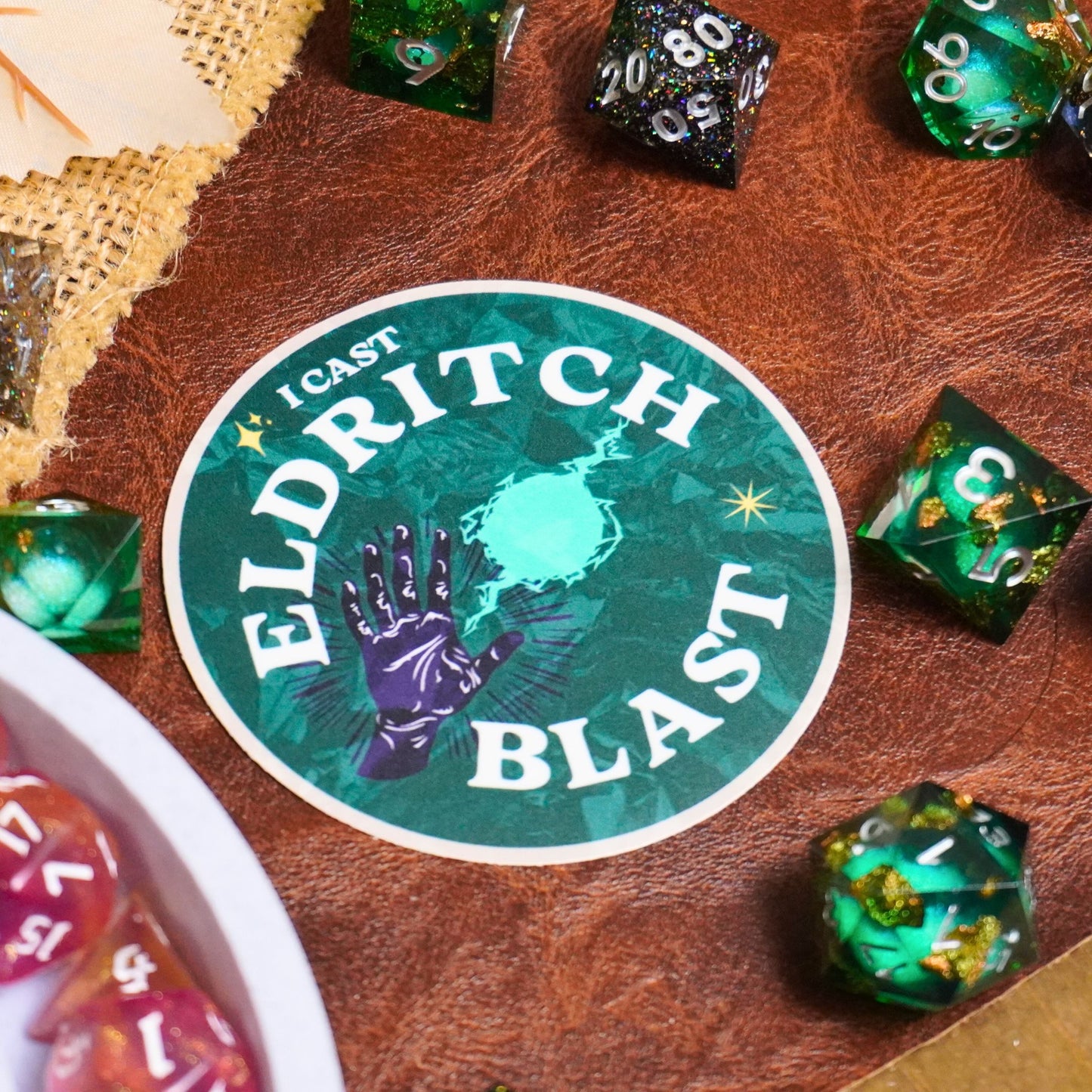 I Cast Eldritch Blast Sticker