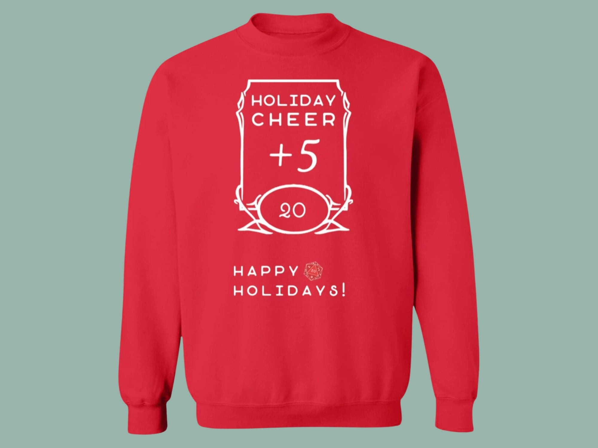 Holiday Cheer +5 DnD Pullover Sweatshirt