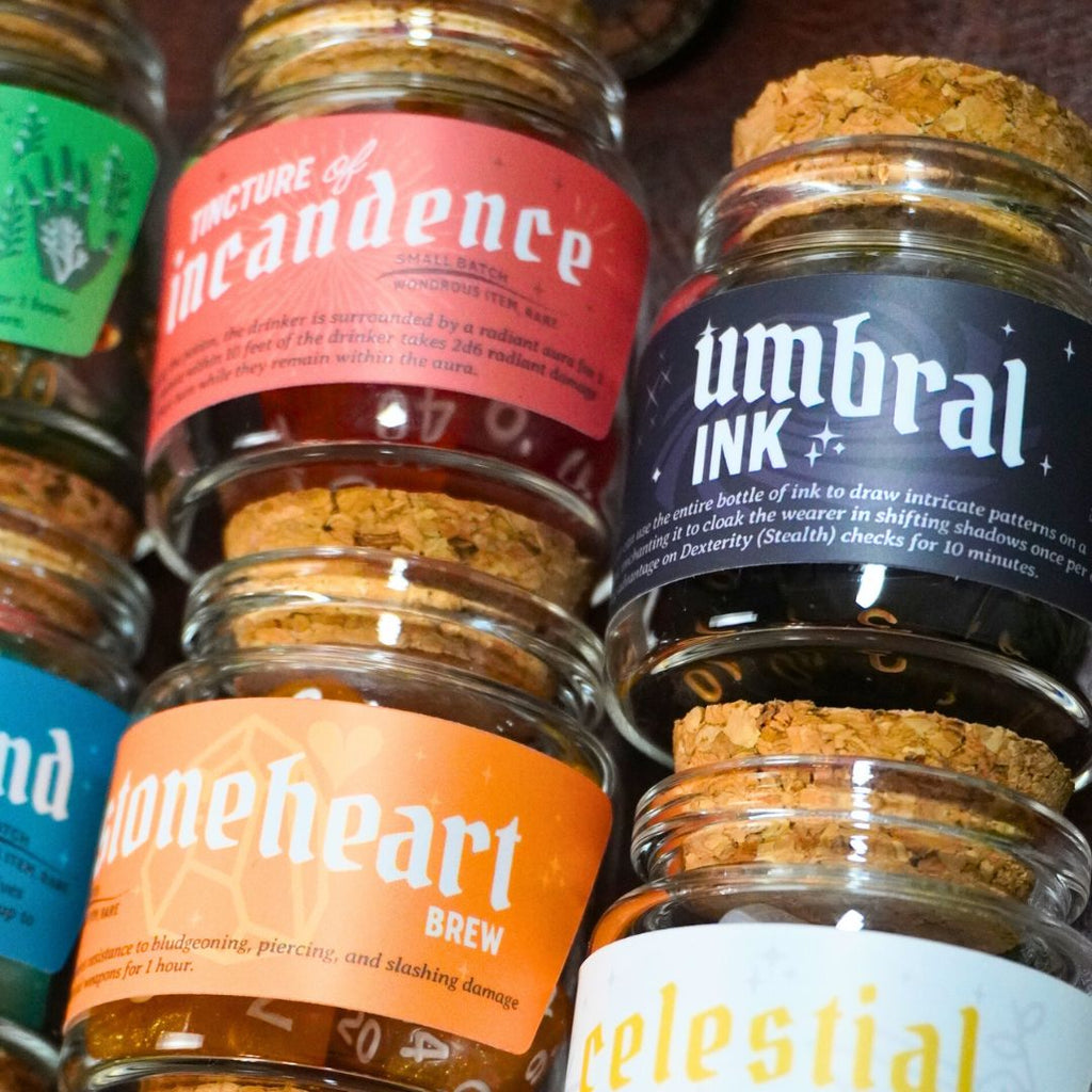 Dice Spell Bottle Set
