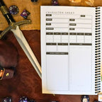 Dungeon Codex Shadowdark RPG Character Journal