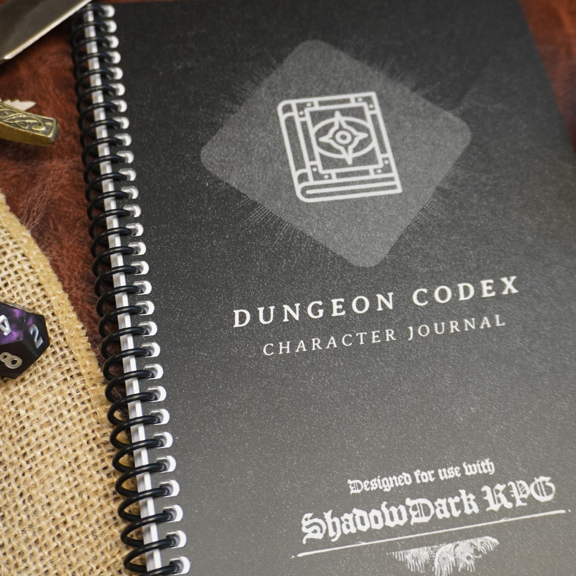 Dungeon Codex Shadowdark RPG Character Journal