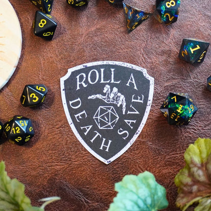 Roll a Death Save Nat 1 Sticker