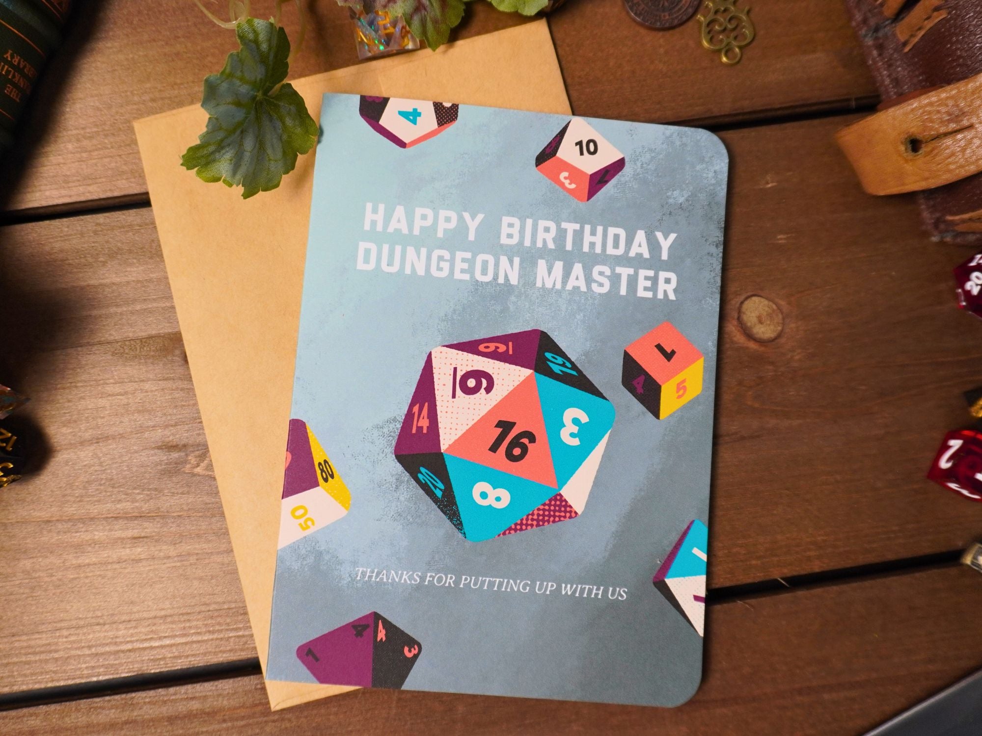 Dungeon Master Happy Birthday Card