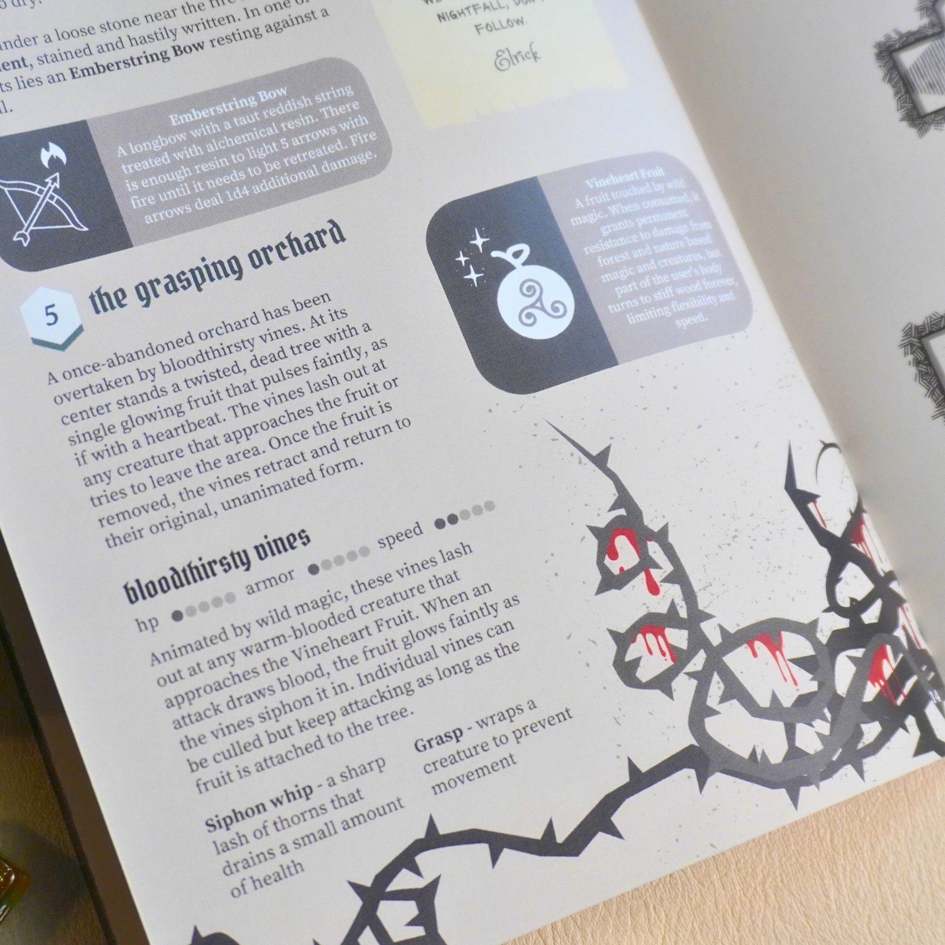 Thorns of an Ancient Seal Adventure Booklet | System-Agnostic Forest Horror TTRPG Adventure Dungeons and Dragons