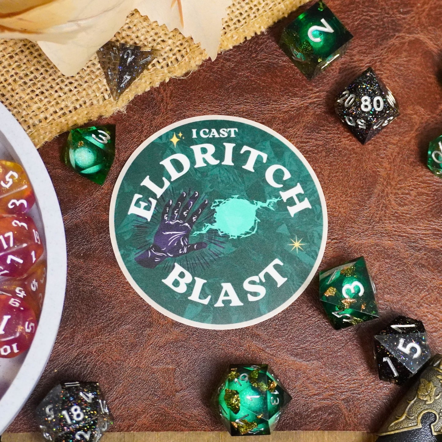 I Cast Eldritch Blast Sticker