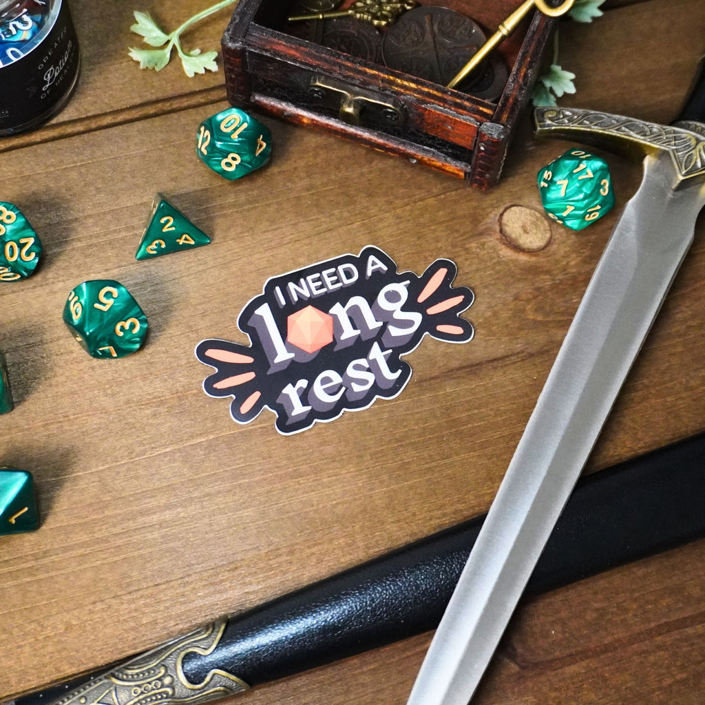 I Need a Long Rest Sticker