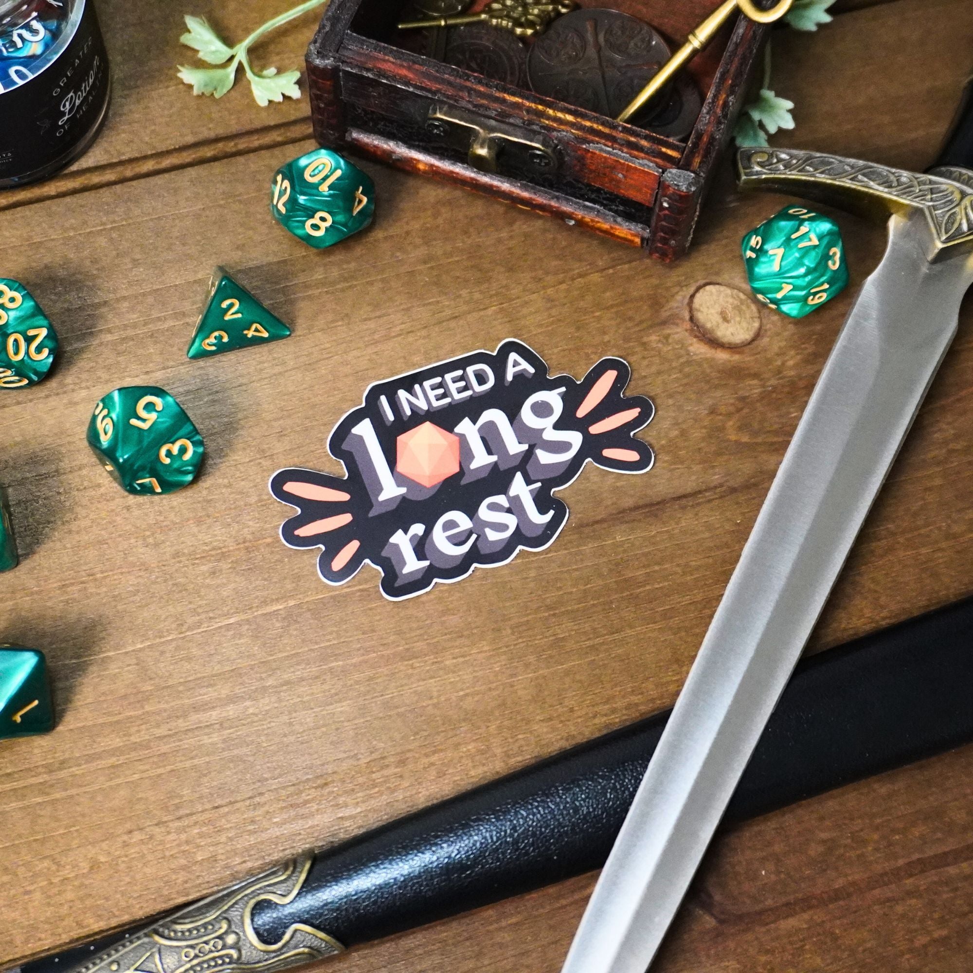 I Need a Long Rest Sticker