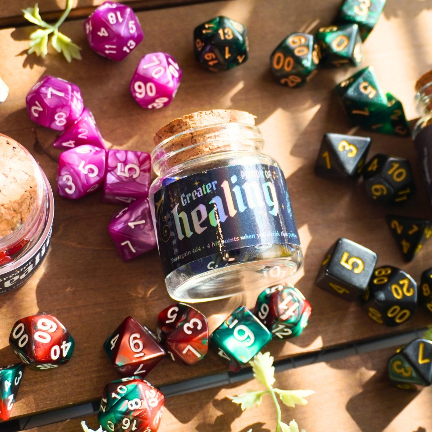 Mystery Healing Potion Dice Bottle Set