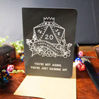 You're Not Aging XP DnD Birthday Card