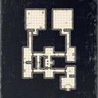 100 One-Page Dungeon Maps – Vintage-Style Dungeon Maps for D&D, Daggerheart, Shadowdark & More