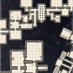100 One-Page Dungeon Maps – Vintage-Style Dungeon Maps for D&D, Daggerheart, Shadowdark & More