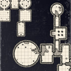 100 One-Page Dungeon Maps – Vintage-Style Dungeon Maps for D&D, Daggerheart, Shadowdark & More