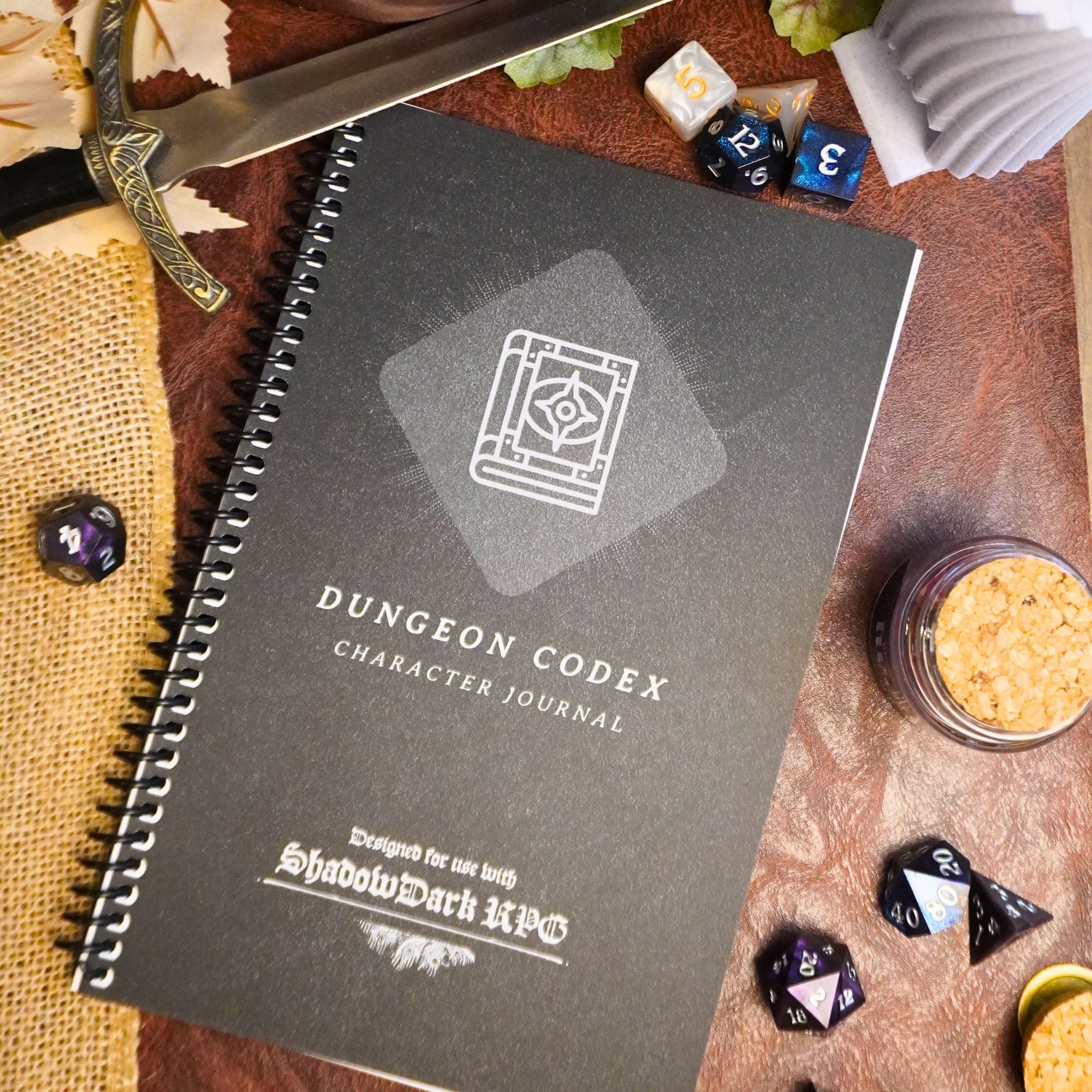 Dungeon Codex Shadowdark RPG Character Journal