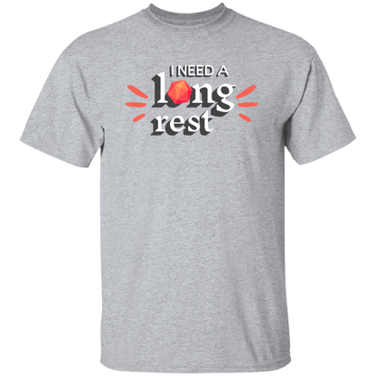 I Need A Long Rest Wordmark T-Shirt