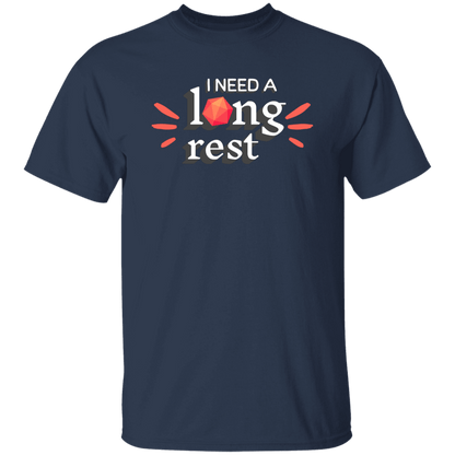 I Need A Long Rest Wordmark T-Shirt