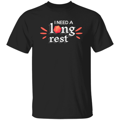 I Need A Long Rest Wordmark T-Shirt