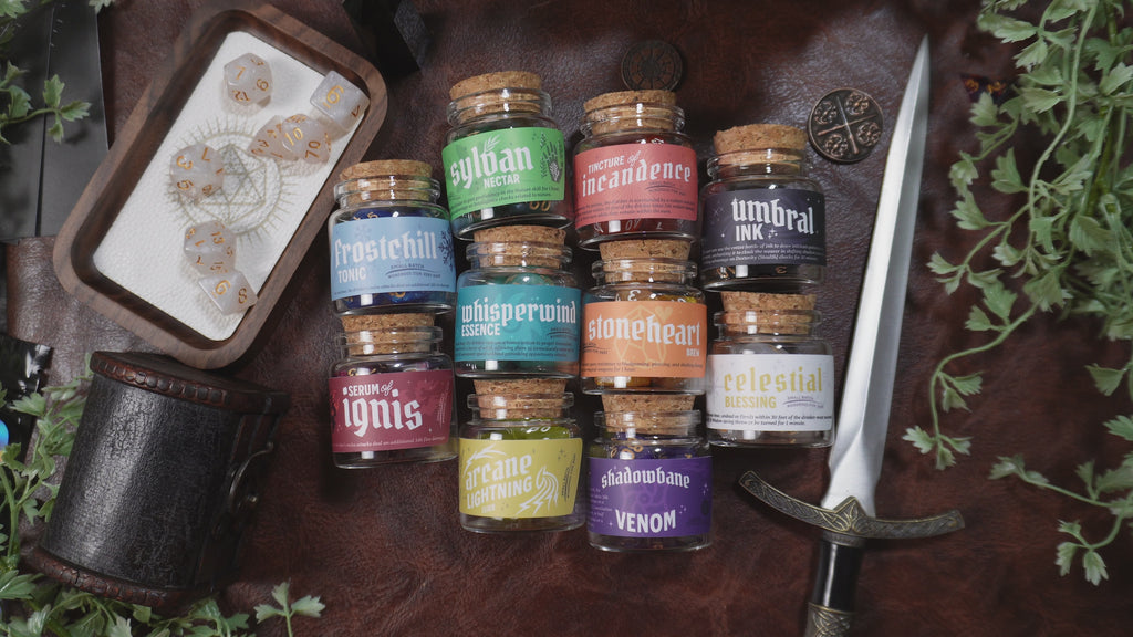 Dice Spell Bottle Set