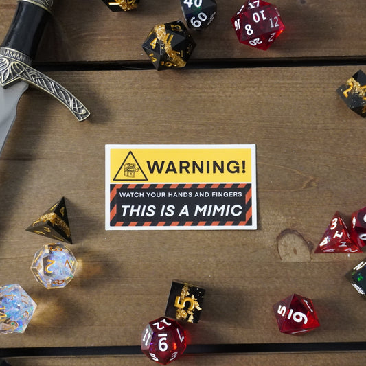 Warning! This is a Mimic Sticker