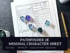 Pathfinder 2e Minimal Character Sheet