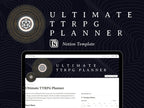 Ultimate TTRPG Planner: Notion Template