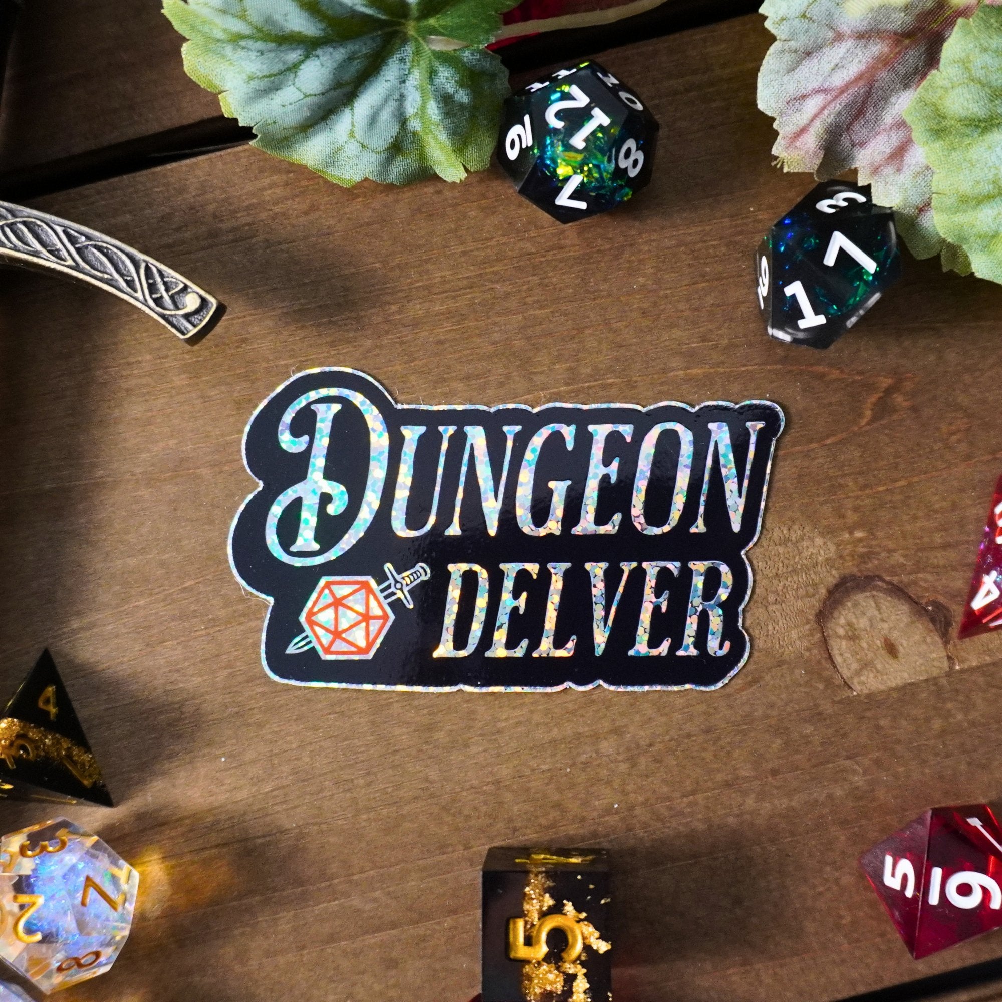 Dungeon Delver Glitter Sticker