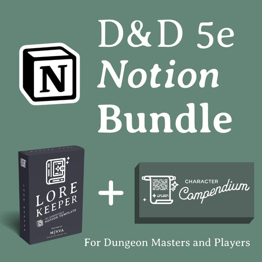 D&D 5e Notion Bundle