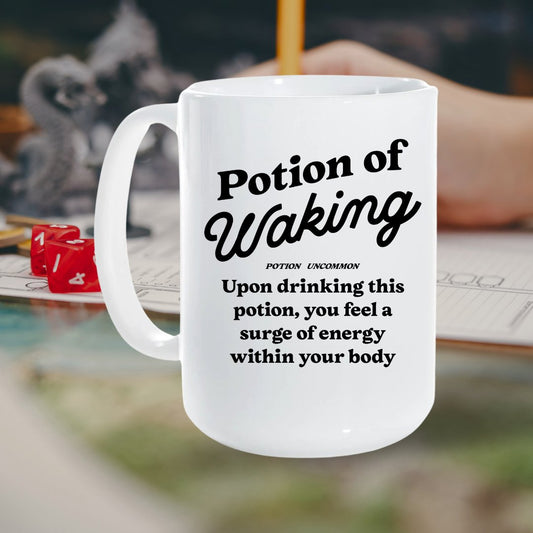Potion of Waking 15oz White Mug