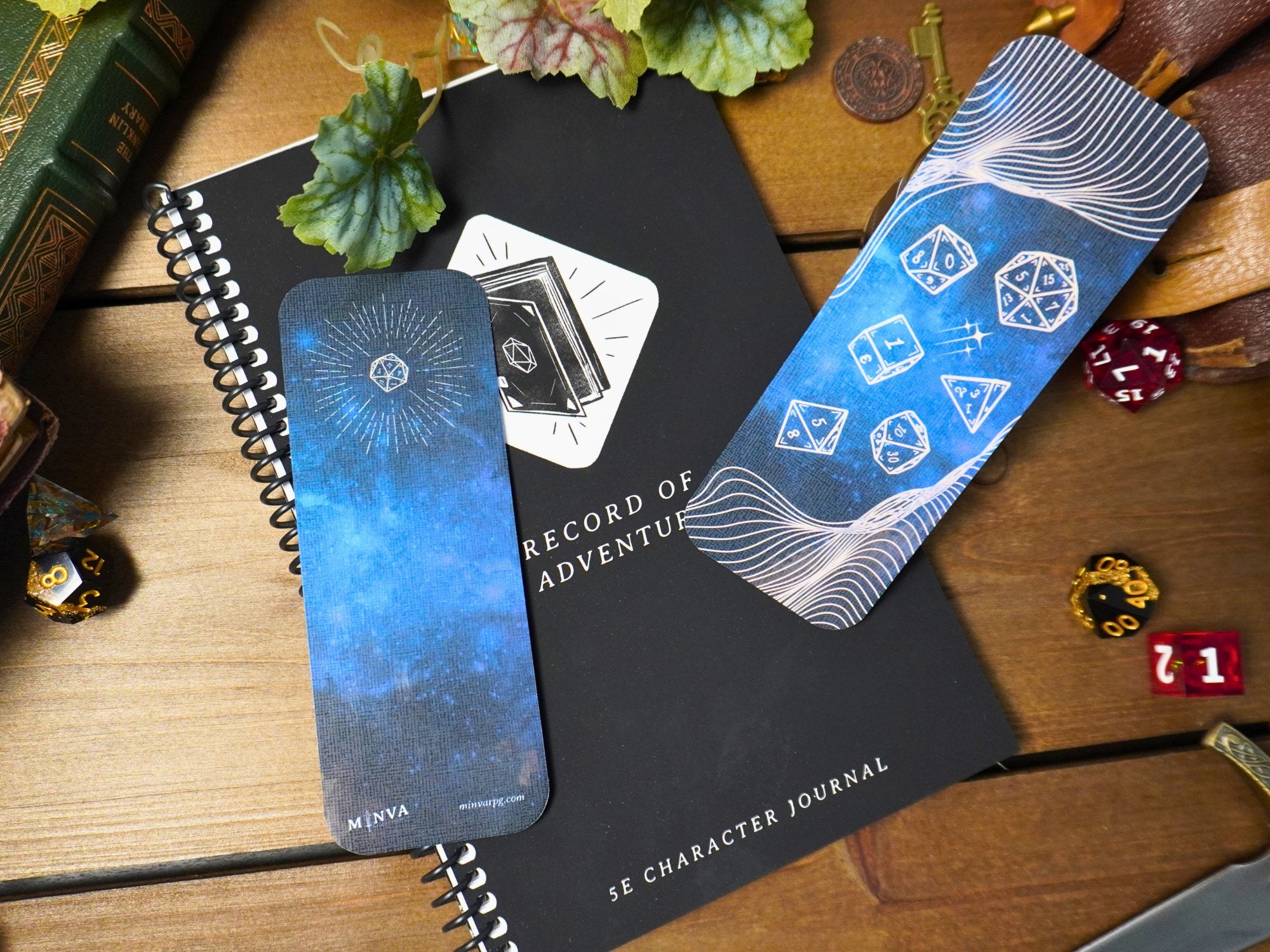 D20 Galaxy Bookmark