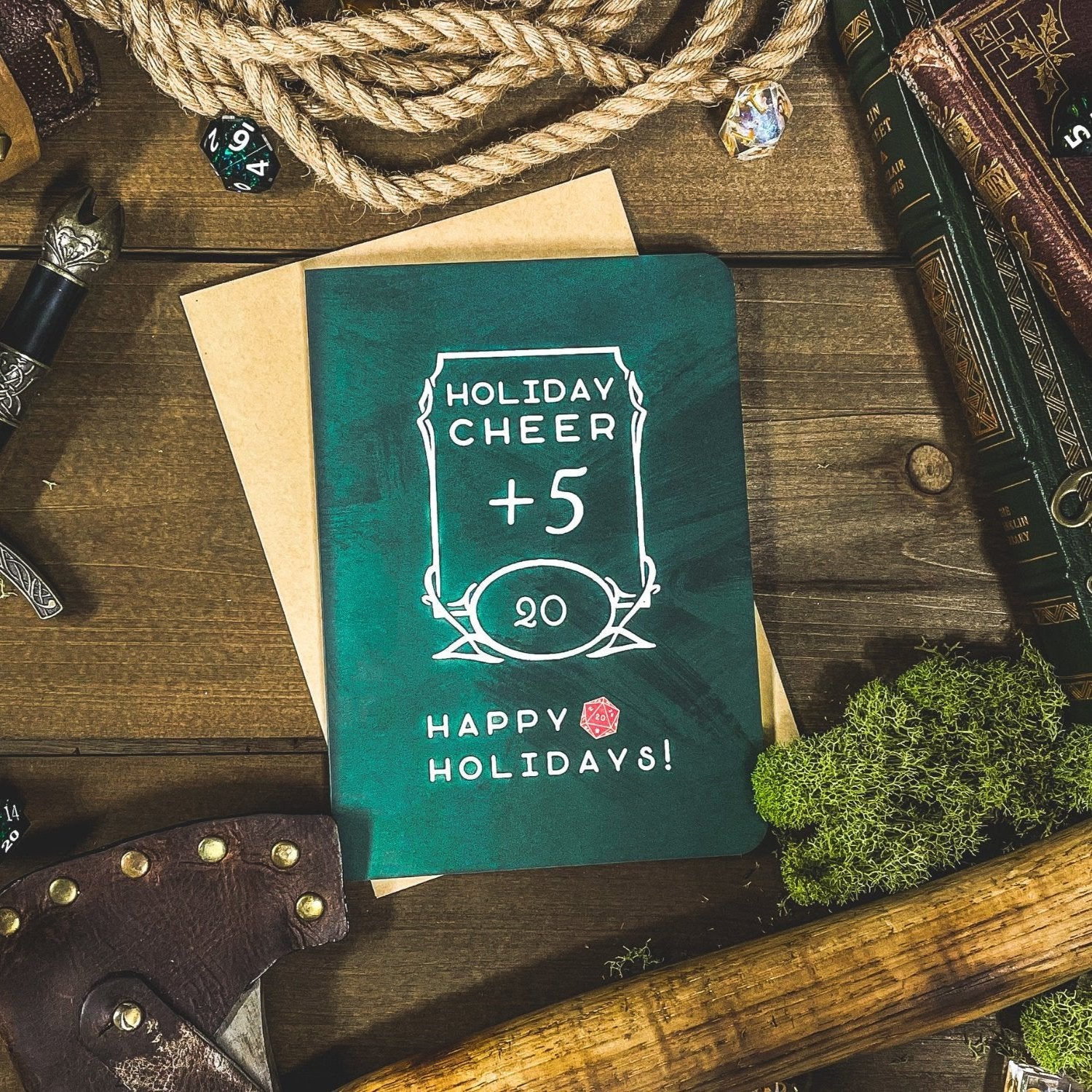 D&D Holiday Cheer +5 Card