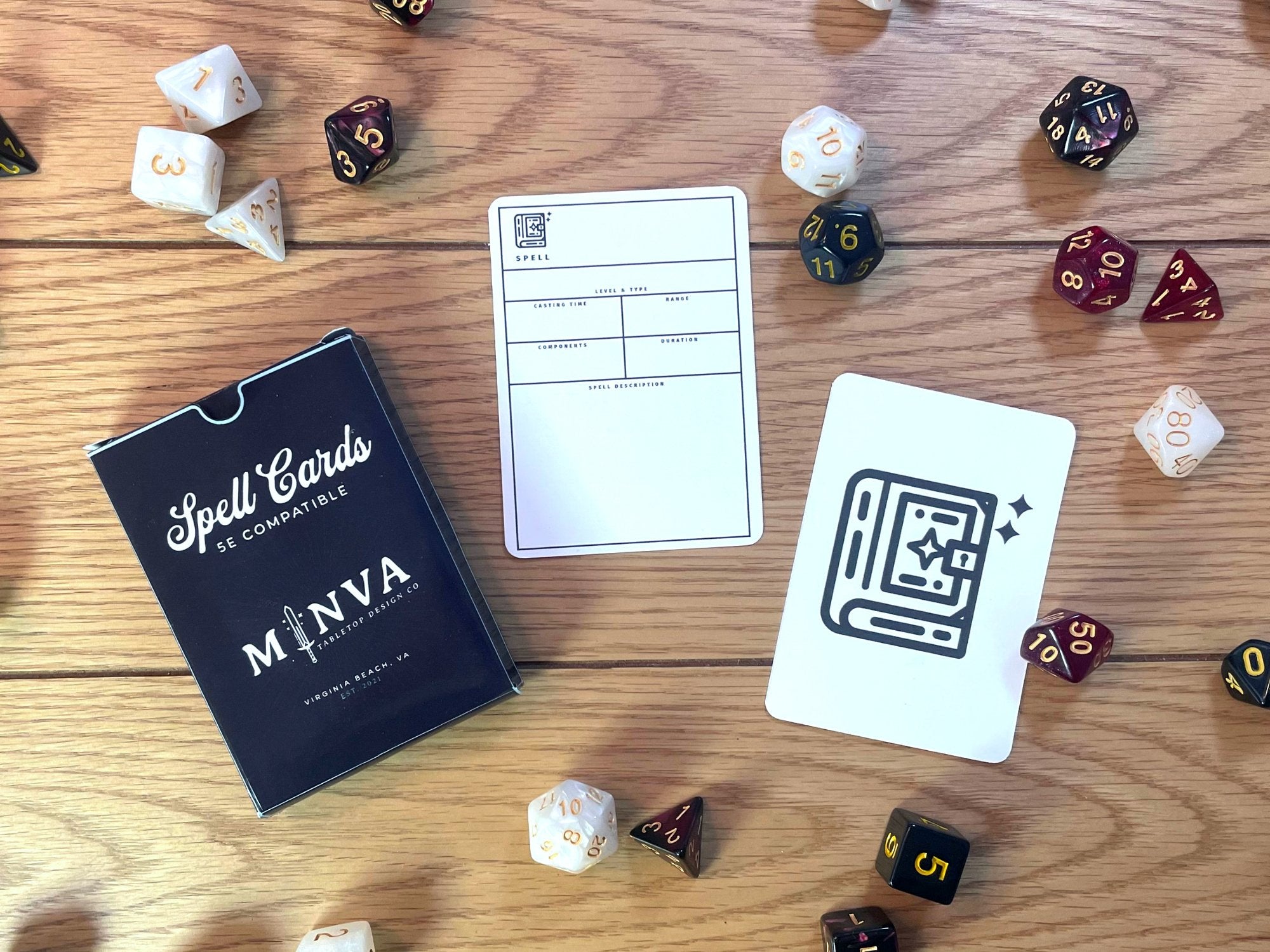 Spell Cards Deck for D&D 5e