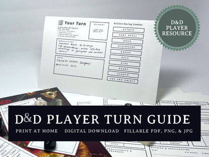 Player Turn Guide (5e)