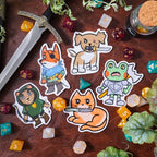 Animal Adventurer D&D Sticker Pack
