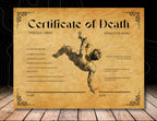 Character Death Certificates