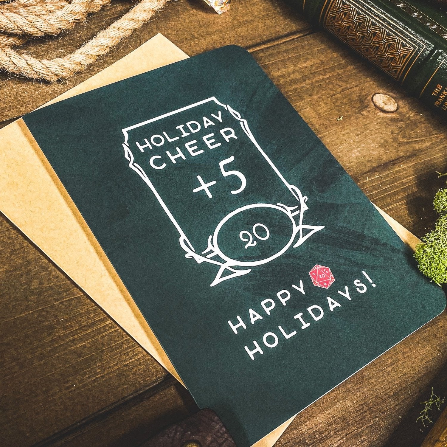 D&D Holiday Cheer +5 Card