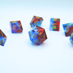 FROSTFLAME Sharp Edge 7-Piece Polyhedral Dice Set
