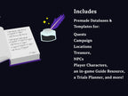 Quest Campaign Template for Notion