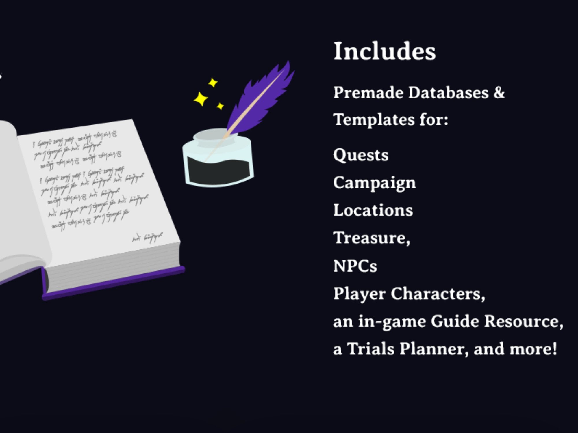 Quest Campaign Template for Notion