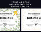 Character Award Certificates (5e)