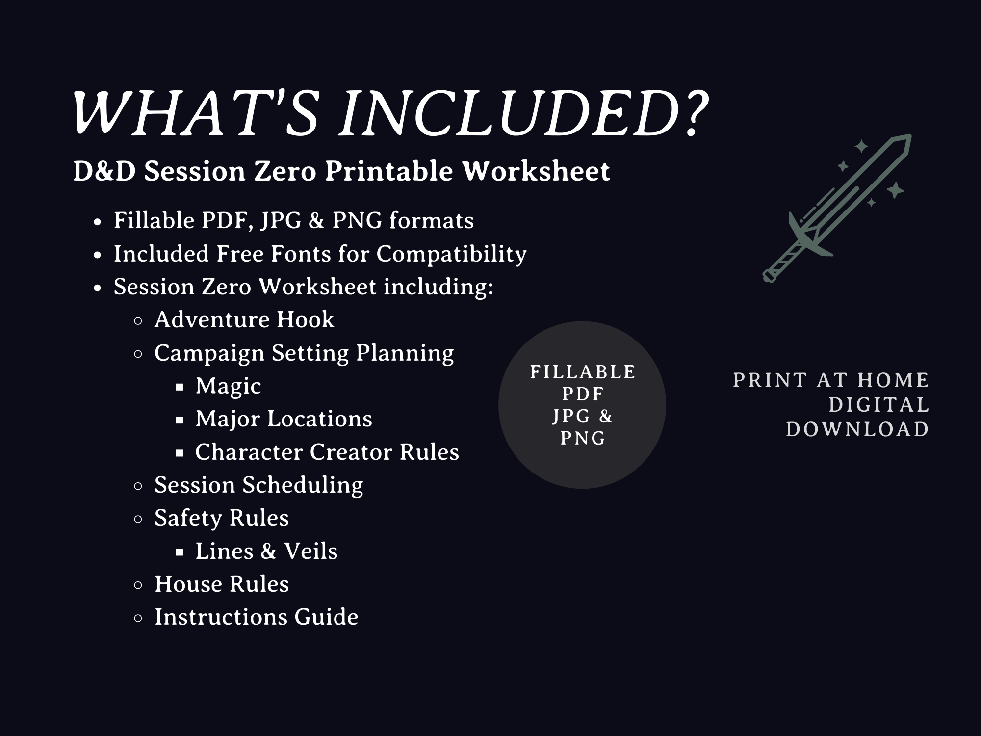 Session Zero Guide (5e)