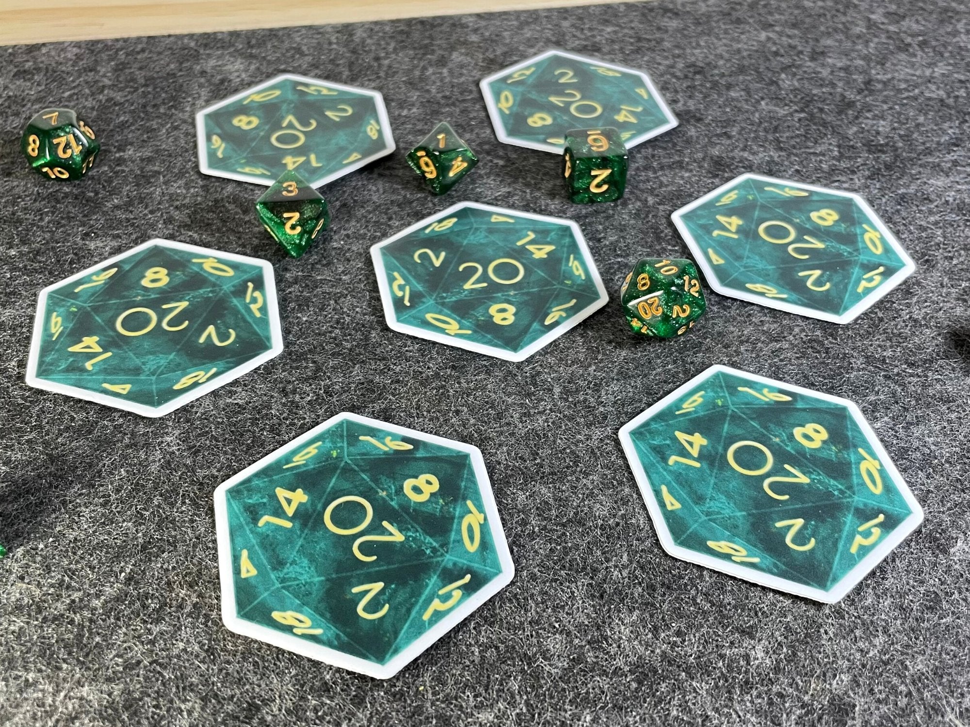 D20 Green Sticker